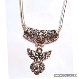 Tubular bead with angel charm new handmade fashion